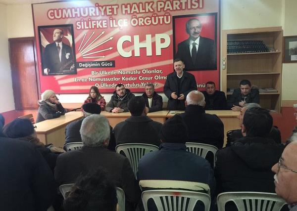 CHP Mersin Silifke İlçe Başkanlığını ziyaret