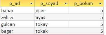 tbl_personel where p_no=111) Çoklu Satır Alt Sorguları Örnek : Şırnaklı personellerin