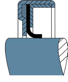 PS-SEAL Standard PS-SEAL Standard* paslanmaz çelik kılıf (1.4571), GYLON BLACK keçe dudağı ve FKM den yapılmış statik sızdırmazlık öğesinden oluşan bir Garlock mil keçesidir.