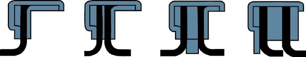 PS-SEAL Non Standard Garlock PS-SEAL Non-Standard, keçe dudaklarında farklı malzemelerin kullanılarak, farklı dudak konfigürasyonlarının yapılabildiği standart boyutlu mil keçeleridir. (bkz.