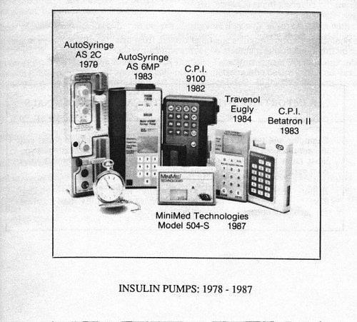 1980 lerde ilk pompalar kullanıma girdi Minimed ve