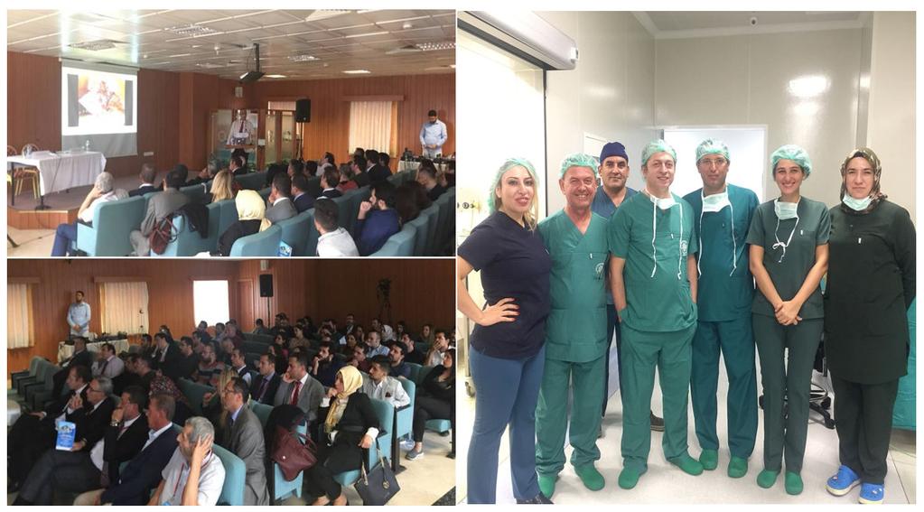 20-21 Ekim, Jinekolojik Endoskopi Derneği, Elazığ Laparoskopik ve Robotik Cerrahi Kursu, Fırat Üniversitesi.