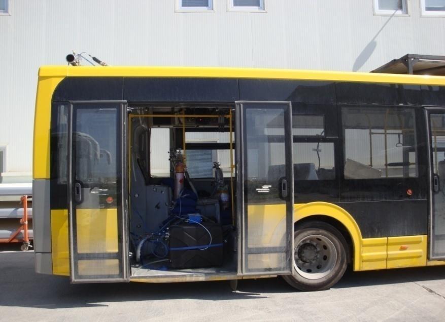 Temsa Avenue Hibrit prototip otobüsün seyir halinde oluģan emisyonlarının
