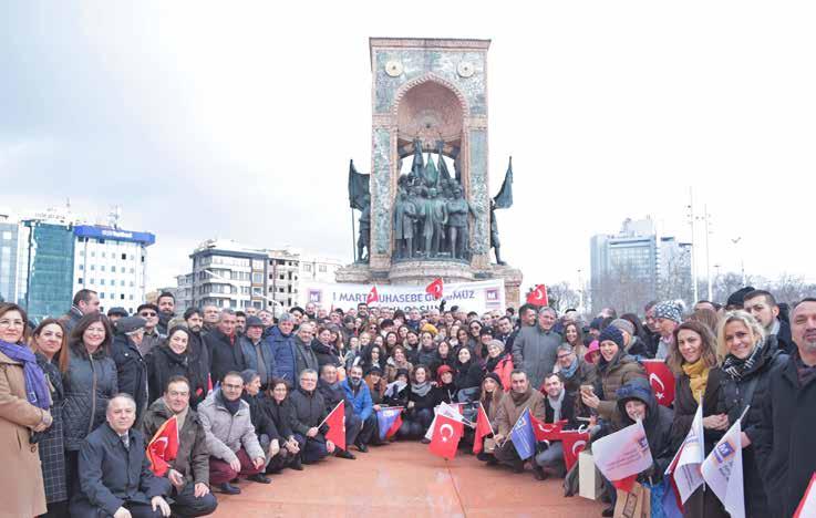 Muhasebe Haftası nda Taksim Meydanı ndaydık