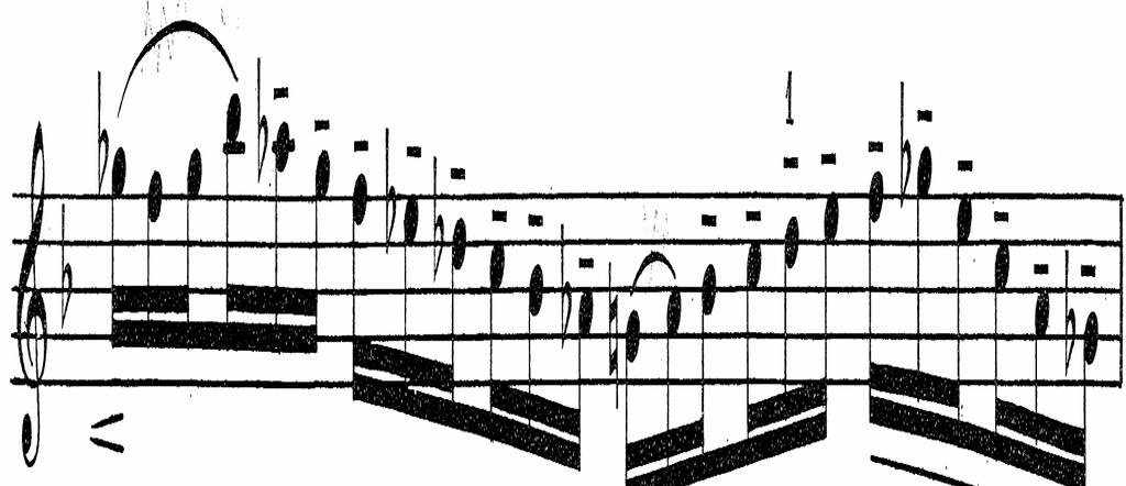 Burada yapılan, B bölümünde tonu önceden duyurma işleminin tamamlanmasıdır (Beethoven Romance for Violin And Orchestra in F Major, Op. 50). Resim 7.