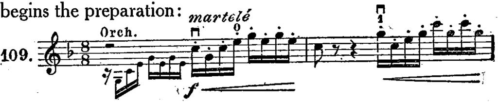 ulaşana kadar da bu acıklı karakter korunur (Auer, 1925; Beethoven Romance for Violin And Orchestra in F Major Op. 50, tarih yok). Resim 8.