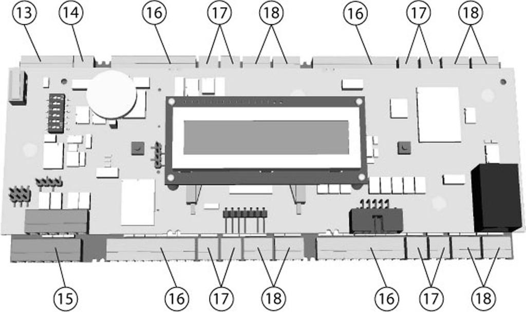 Access Modular Giriş tr 15 7 Anahtar: Farklı sistemler arasındaki potansiyelin eşitlenmesi ve topraklama (ekran) 8 Anahtar: Arayüz seçici RS-485 ana bilgisayar bağlantısı, RS-485 iki kablolu veya