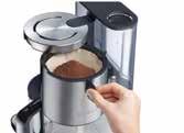 Filtre kahve makinenizin su haznesi içindeki sensör, suyun miktarına göre kahve hazırlama süresini otomatik olarak ayarlar ve buna göre