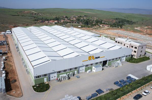 000 m2 kapalı alan sahip üretim tesislerimiz, 15.