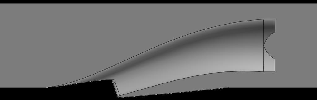 Dudak Dudak Üst Profili Dudak Alt Profili Şekil 4: Yarı-Gömülü Hava-Alığı Geometrik Parametreleri (3) Bu çalışma kapsamında dudak