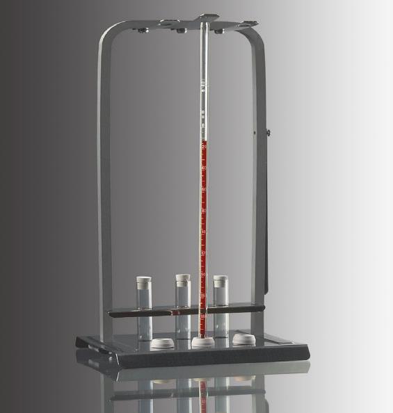 3 500 Kan Sedim Pipeti, Westergren modeli Şeffaf cam, 300 mm uzunluk, 0-200 mm arası beyaz taksimatlı.