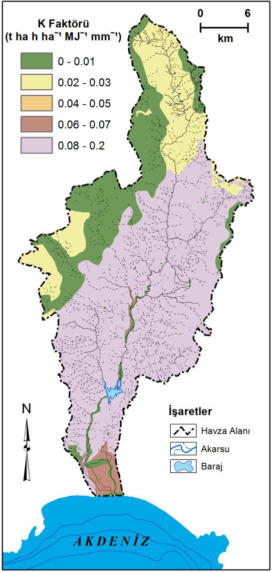 15 Kahverengi Orman Toprakları 0.20 Kırmızı Akdeniz Toprakları 0.011 Kireçsiz Kahverengi Orman Topraklar 0.15 Regosoller 0.18 Çıplak kayalık 0.