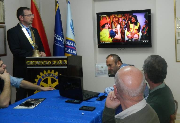 yapılacağını, - Karadeniz Ereğli Rotary Kulübü organizasyonunda, Uzun Mehmet i Anma ve Hamsi Günü Etkinliğinin 17-18 Kasım 2018 tarihleri arasında yapılacağını, - UR 2430.