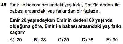 07 KPSS GY-GK MATEMATİK SORULARI VE ÇÖZÜMLERİ (ÖSYM-.05.07) İlk gün üretilen havlu sayısı 8 olsun. İkinci gün, %50 fazlası üretiliyorsa 50 8 havlu üretilir.