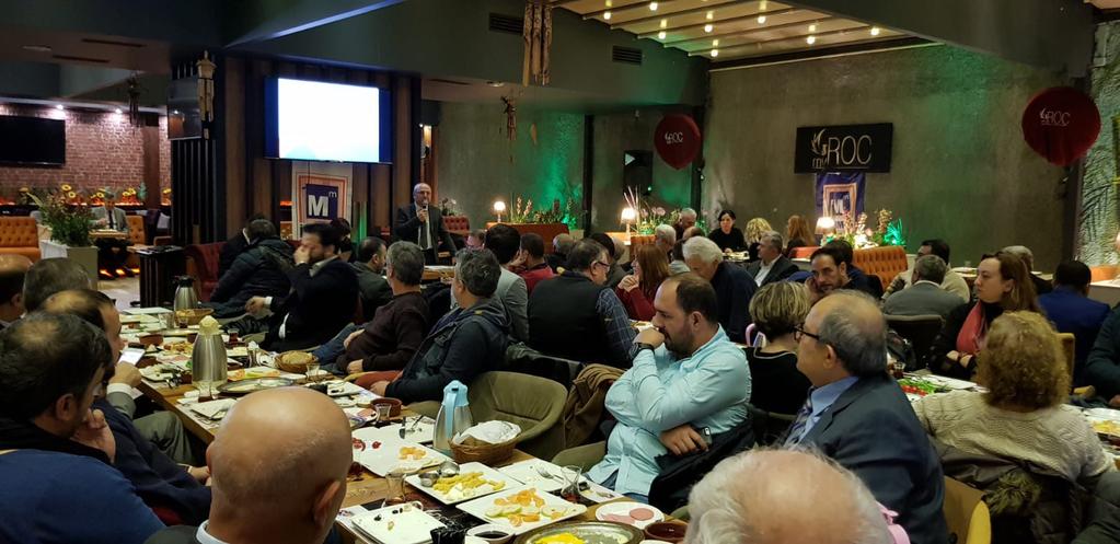 Meslektaşlar kahvaltıda bir arada BAĞCILAR KAHVALTI İSMMMO İlçe Temsilciliklerinde düzenlenen kahvaltıda, çok sayıda meslektaş bir araya geldi.