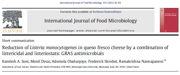 Listeria monocytogenes Meksika tipi peynirlerde patojen kontrolü amacıyla P100 fajı