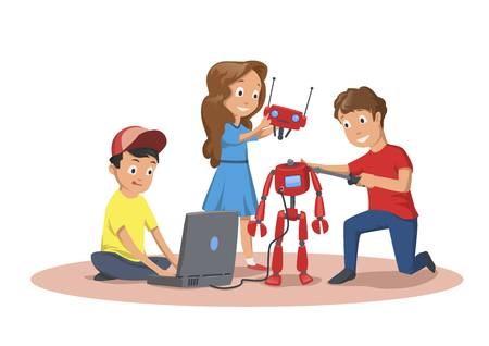 ÇOCUKLAR İÇİN ROBOTİK EĞİTİMİ Bu eğitimde çocuklar kodlama eğitimi ile algoritmik düşünce becerilerini geliştireceklerdir. Kodladıkları ürünün çıktısını ise robotik setlerinde göreceklerdir.