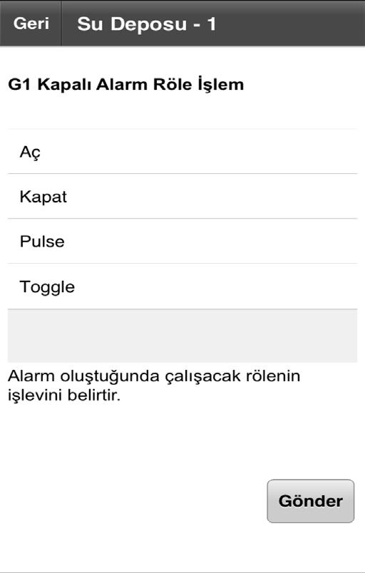 Kendisinde kayıtlı telefon numaralarından arama geldiğinde çıkış rölesini tetikleyerek kapı