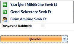 Adım 17 İlgili Evrak sekmesinden, evraka ait ilişkili belgeler bilgisi sistemde var ise İlgili Evrak Ekle sekmesinden, Dosya Seç butonu kullanılarak da bilgisayarınızda bulunan bir evrak seçilebilir.