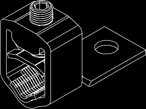 ), iki kablo için 2x50-185 mm² sm 25 Nm 36025-0050 1 Tespit kelepçesi M12 (1 set = 3 ad.