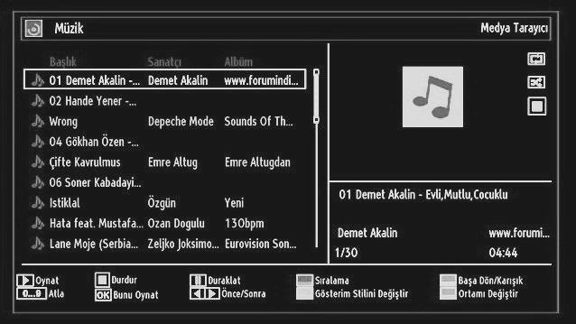 Slayt Gösterisi Seçenekleri Duraklat ( tuşu): Slayt gösterisini duraklatır. Devam et ( tuş) : Slayt gösterisini devam ettirir.