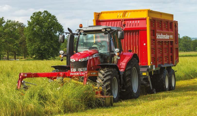 39 MASSEY FERGUSON'DAN Önemli Noktalar 9600kg'a kadar arka kaldırma kapasitesi 3200kg kaldırma kapasitesine sahip opsiyonel Entegre ön askı sistemi Şimdi sayıları 8'i bulabilen