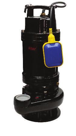 SPF-D 100-150 - 200 SPF-D serisi pompalar katı partikül içeren veya lifli atık suların transferi için dizayn edilmiş iki kanatlı kanal tip döküm çarklı pompalardır.