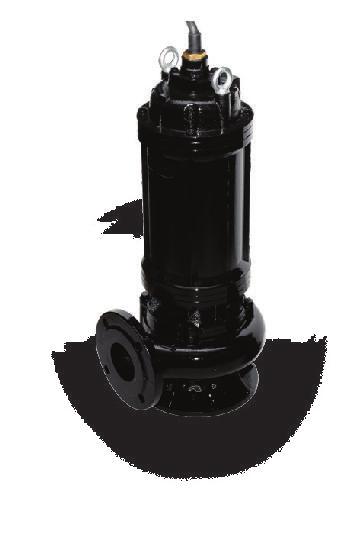 SPF-D 300-400 endüstriyel tip foseptik pompalar SPF-D serisi pompalar katı partikül içeren veya lifli atık suların transferi için dizayn edilmiş iki kanatlı kanal tip döküm çarklı pompalardır.