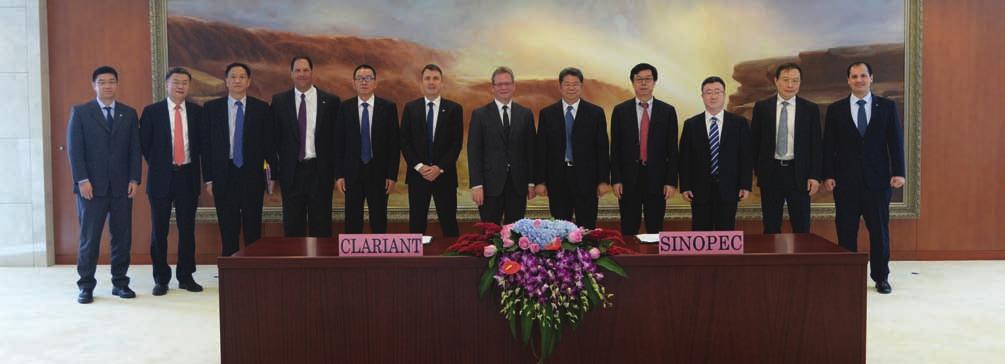 KİMYA Kimyada kaliteli yakıt için dev işbirliği İsviçreli kimya şirketi Clariant ile Çin in en büyük petrol ve kimya şirketi SINOPEC yakıt kalitesini yükseltmek için işbirliğine gitti.