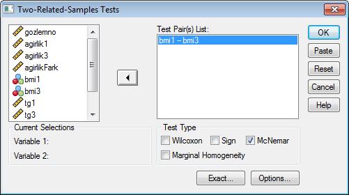 63 SPSS: Analyze >