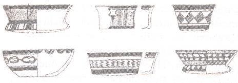 Fırat Üniversitesi Orta Doğu Araştırmaları Dergisi Cilt: V, Sayı:1, Elazığ, 2007 13 ġekil 1::Halaf Türü Boyalı Seramikler (Veli