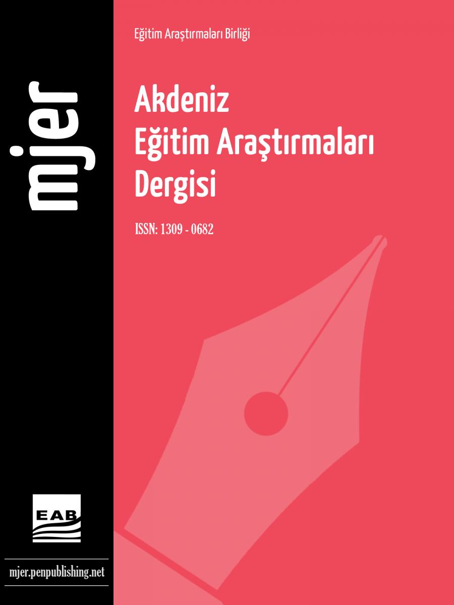 Akdeiz Egitim Arastirmalari Dergisi Volume 12, Issue 23 March 201 mjer.eublishig.