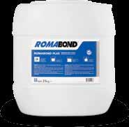 Ambalaj miktarı: Romabond 853-30 kg / Hardener 3-1 kg Su Bazlı Tutkallar: Kullanım ve Depo Önerileri Malzemeleri çok soğuk veya çok sıcak ortamda stoklamak sakıncalıdır.