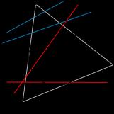 Olasılığın Hesaplanması: Çemberin bir yarıçapı rasgele seçilsin. Eşkenar üçgen, kenarlarından birisi seçilen yarıçapa dik olacak şekilde çizilsin. Yarıçap üzerinde rasgele bir nokta seçilsin.