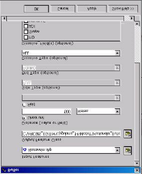 8 Model penceresinde yer alan Select (siyah ok) butonunu mouse ile seçtikten sonra, Model sayfasinda Buffer Fonksiyonu üzerinde mouse ile çift klik yapiniz.