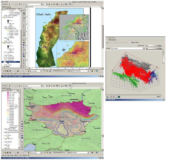 ArcGIS Geostatistical Analyst Geostatistical Analyst, sürekli verilerin analiz edilmesi ve haritalanmasina yönelik istatistiksel metodlar saglar.