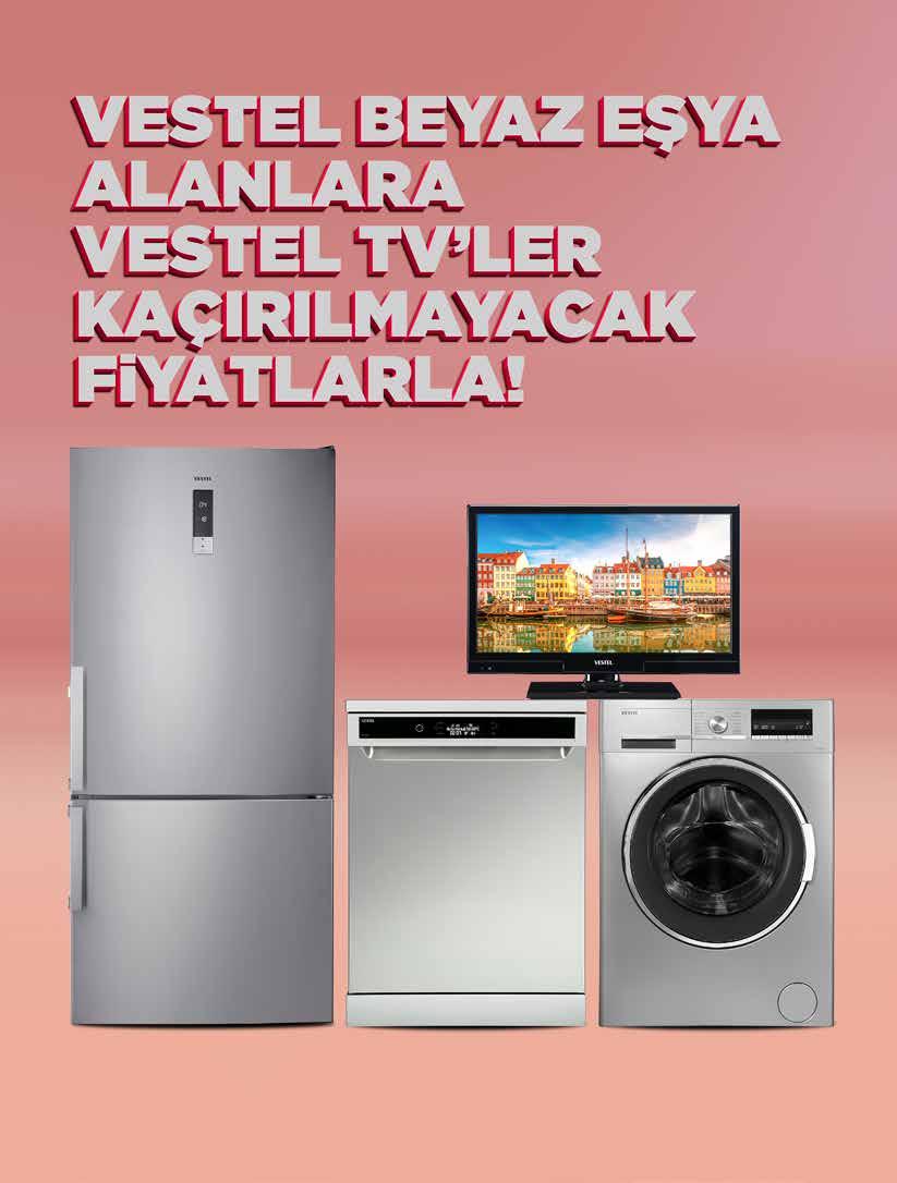 Kampanya 1-30 Kasım 2017 tarihleri arasında, çamaşır makinesi, solo bulaşık makinesi ve buzdolabında, kampanyaya katılan Vestel Yetkili Satıcılarında ve vestel.com.