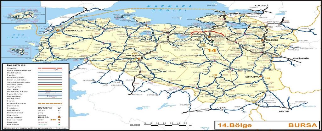 Şekil 3. Planlama Alanı - Uydu Görüntüsü. 1.2. ULAŞIM AĞINDAKİ YERİ: Balıkesir Ankara ve İstanbul u İzmir e bağlayan karayolu üzerinde bir transit merkez durumundadır.