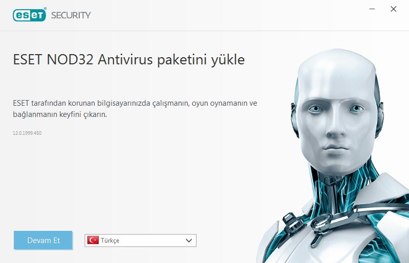 2. Yükleme ESET NOD32 Antivirus ürününü bilgisayarınıza yüklemenin birkaç yöntemi vardır.