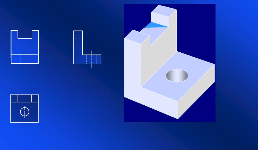 Cisimlerin üç boyutlu (resim) görünüşlerini anlamak, aynı cismin çok görünüşlü dik izdüşümlerinden ekseriyetle daha
