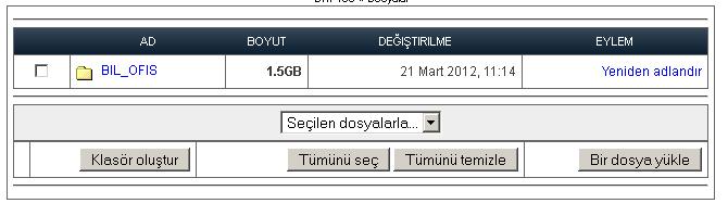 Açılan sayfada 'Ad' kısmına ders sayfasında dosyanın yanında görünmesini isteyeceğiniz yazıyı giriniz.