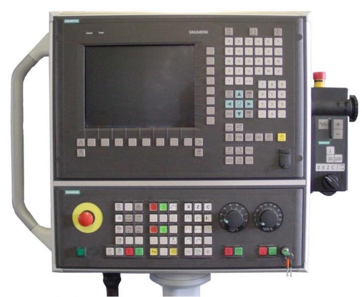 Kontrol Paneli CNC tezgâhının kontrolü bu panel aracılığıyla yapılır. CRT ekran kısmında yapılan işlemler görülür. Simülasyonlar izlenebilir.