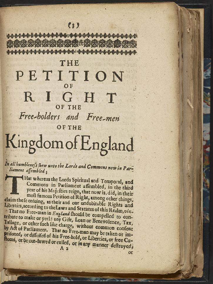 Batı Avrupa da Sivil Toplum İngiltere 1689 Bill of Rights (Haklar Bildirgesi) John
