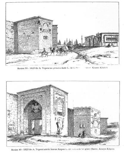 34 SELÇUKLU MÜESSESELERİ VE MEDENİYETİ TARİHİ 1825 de A. Tepesi ni Çeviren Kale L.