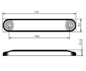 PARMAK LED LAMBA SERİSİ LED Indicator Lamp Series 12 LEDLİ PARMAK LAMBA LED Indicator Lamp with 12 Diodes BAD204 BAD 204 Beyaz / White BAD 204