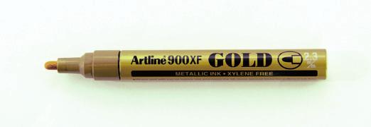 METALİK MÜREKKEPLİ MARKÖRLER ARTLINE EK-900 XF SERİSİ BOYAMA MARKÖRÜ Cam, plastik, metal, kauçuk,kereste, lastik gibi her yüzeyde kullanılabilen metalik renk boya kalemi.