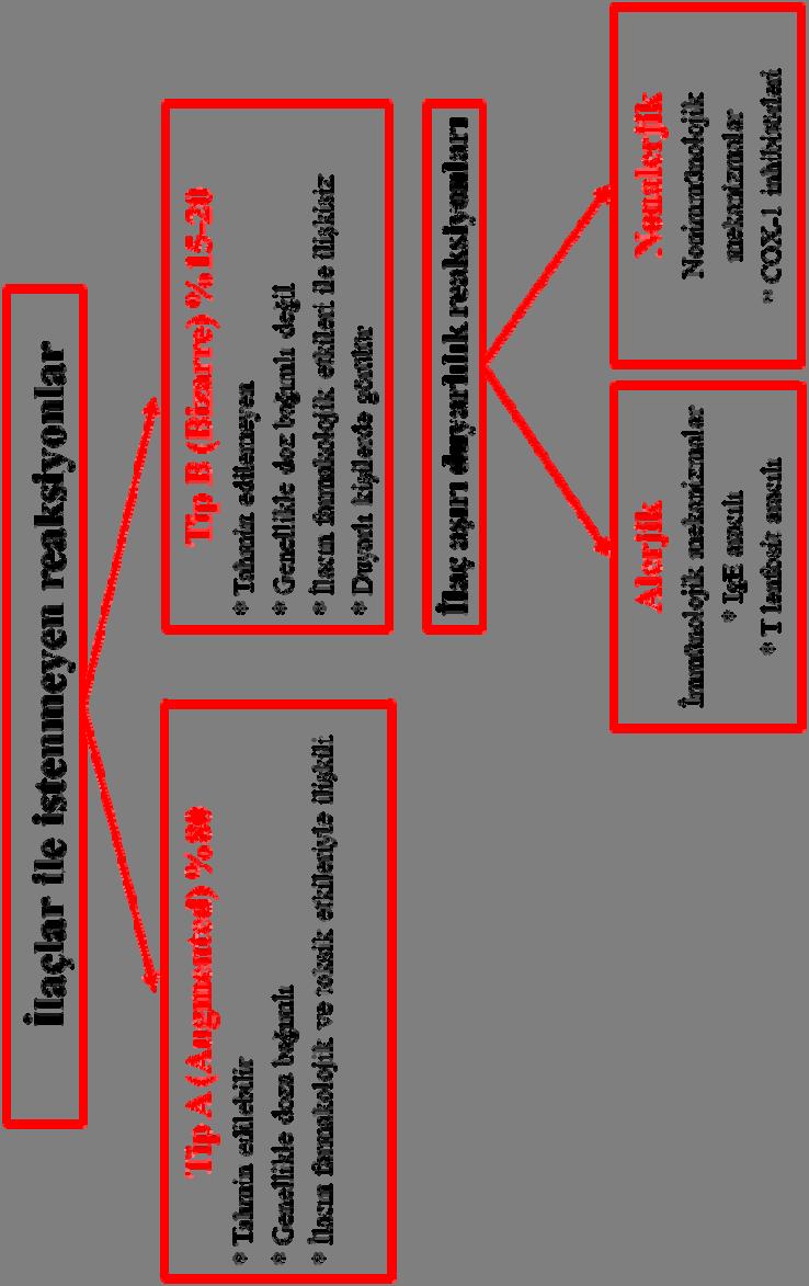 İstenmeyen ilaç reaksiyonu Reaksiyon ilaç aşırı duyarlılık