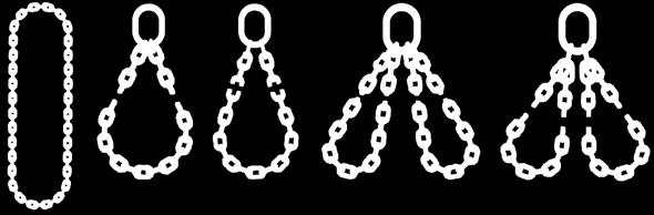 -3 R -4 Kancalı Zincir Sapanlar Chain Sling