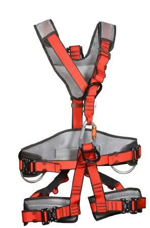 Positioning Harness Otomatik tokalı 5 bağlantı noktalı paraşüt tipi emniyet kemeridir.