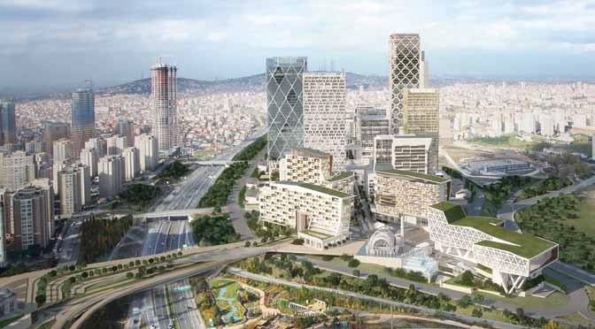 4. Planlanan ve Devam Eden Projeler İstanbul Uluslararası Finans Merkezi İli : İstanbul İlçesi : Ataşehir Yüz Ölçümü : 28.732 m2 Maliyet Bedeli : 229.8 Milyon TL Gerçeğe Uygun Değeri (Emsal Yön.